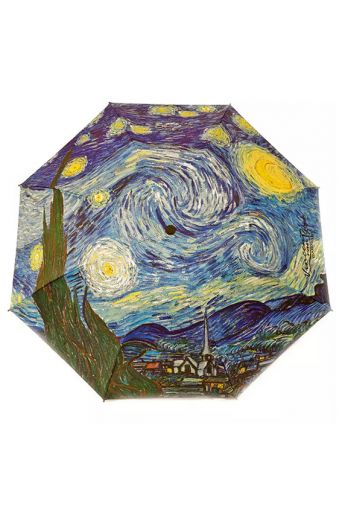 Ομπρέλα σπαστή Van Gogh ''Έναστρη νύχτα'' - Art shop στο diaplasibooks.gr