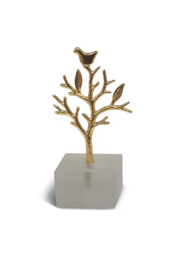 Μικρό δεντράκι με πουλί σε plexi glass 3x3x2cm του Παναγιώτη Τζαφόλια - Art shop στο diaplasibooks.gr