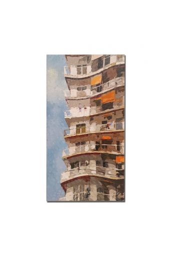 Πολυκατοικία έργο της Νατάσας Γκάνα - Art shop στο diaplasibooks.gr