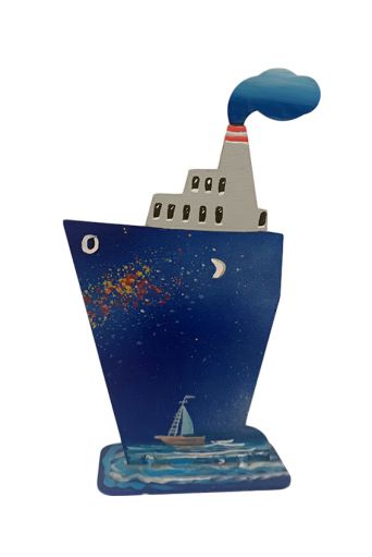 Μονοδιάστατο καράβι του Νίκου Καλαφάτη - Art shop στο diaplasibooks.gr