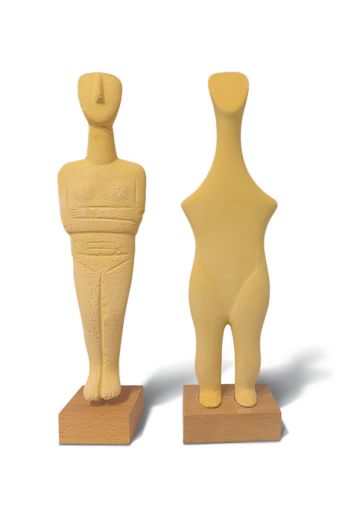 Κυκλαδικά αντίγραφα κίτρινα - Art shop στο diaplasibooks.gr
