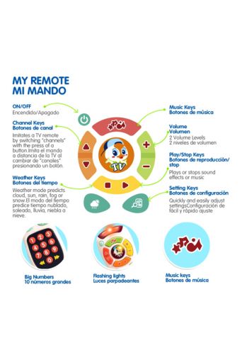 Τηλεκοντρόλ με μελωδίες και ήχους Hola - Παιχνίδια στο diaplasibooks.gr