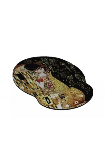 Mouse pad με μαξιλαράκι καρπού  το φιλί Klimt - Art shop στο diaplasibooks.gr