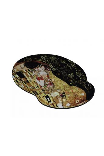 Mouse pad με μαξιλαράκι καρπού  το φιλί Klimt - Art shop στο diaplasibooks.gr