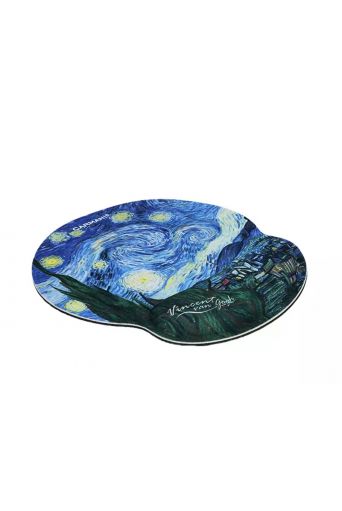 Mouse pad με μαξιλαράκι καρπού Van Gogh ''Έναστρη νύχτα'' - Art shop στο diaplasibooks.gr