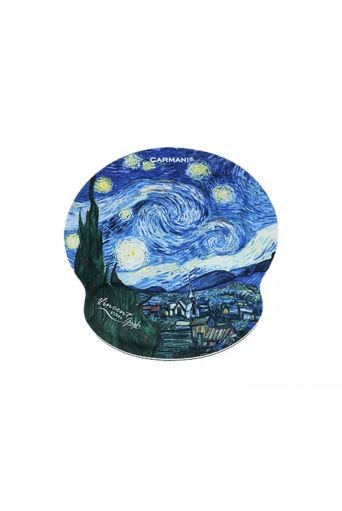 Mouse pad με μαξιλαράκι καρπού Van Gogh ''Έναστρη νύχτα'' - Art shop στο diaplasibooks.gr