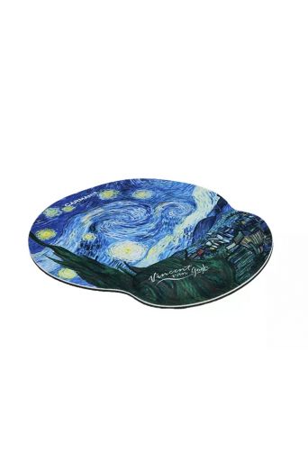 Mouse pad με μαξιλαράκι καρπού Van Gogh ''Έναστρη νύχτα'' - Art shop στο diaplasibooks.gr