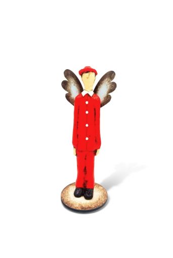 Γλυπτό 'Άγγελος' σε βάση από papier mache - Art shop στο diaplasibooks.gr