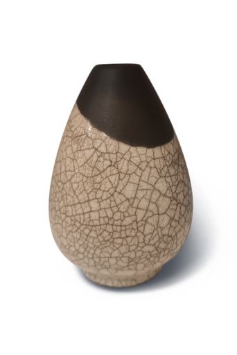 Βάζο "Σταγόνα " raku art - Art shop στο diaplasibooks.gr