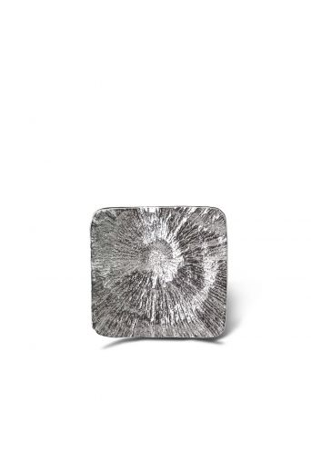 Δαχτυλίδι ασημένιο 925 κοχύλι τετράγωνο - Art shop στο diaplasibooks.gr