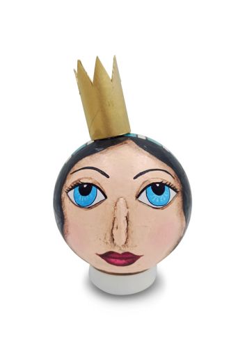 Ρόδι 'Βασίλισσα" από papier mache - Art shop στο diaplasibooks.gr