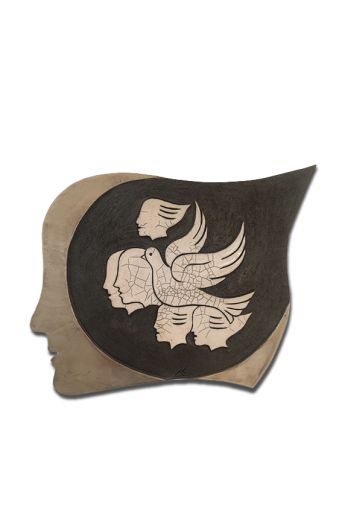 Επιτοίχιο "Οι σκέψεις μας" raku art - Art shop στο diaplasibooks.gr