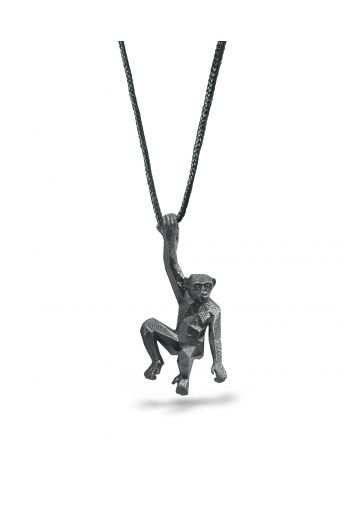 Μαϊμού μεγάλη - Μενταγιόν από ασήμι 925 - Art shop στο diaplasibooks.gr