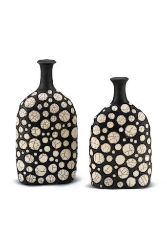 Μπουκάλι πλακέ 23x11cm Raku art - Art shop στο diaplasibooks.gr