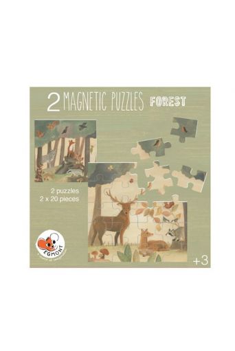 Μαγνητικό παζλ Δάσος, διπλό 17x17 - Παιχνίδια ρόλων στο diaplasibooks.gr