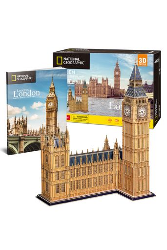 Παζλ 3D Μπιγκ Μπεν National Geographic  94 τεμάχια - Παιδικά παιχνίδια στο diaplasibooks.gr