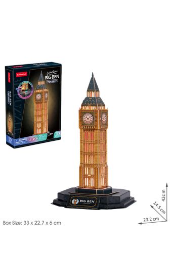 Παζλ 3D Μπιγκ Μπεν - νύχτα 32 τεμάχια με Led - Παιδικά παιχνίδια στο diaplasibooks.gr