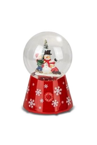 Χιονόμπαλα Χριστουγεννιάτικη με μουσική και φως - Art shop στο diaplasibooks.gr