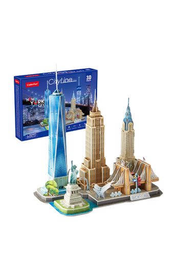 Παζλ 3D Νέα Υόρκη 123 τεμάχια - Παιδικά παιχνίδια στο diaplasibooks.gr