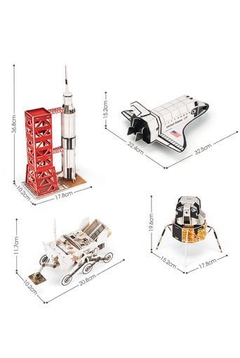 Παζλ 3D Αποστολή στο Διάστημα- National  Geographic 80 τεμάχια - Παιδικά παιχνίδια στο diaplasibooks.gr