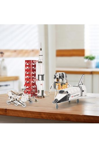 Παζλ 3D Αποστολή στο Διάστημα- National  Geographic 80 τεμάχια - Παιδικά παιχνίδια στο diaplasibooks.gr