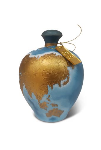 Κουμπαράς - γούρι  "Στάμνα Art" υδρόγειος - Art shop στο diaplasibooks.gr