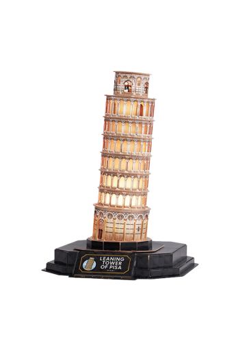 Παζλ 3D Ο Πύργος της Πίζας 42 τεμάχια με Led - Παιδικά παιχνίδια στο diaplasibooks.gr
