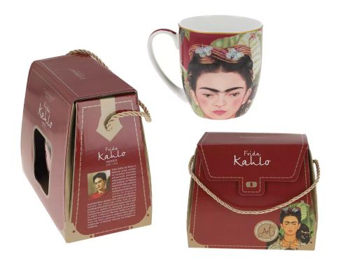 Κούπα Frida Kahlo πορτρέτο με περιδέραιο με αγκάθια - Art shop στο diaplasibooks.gr