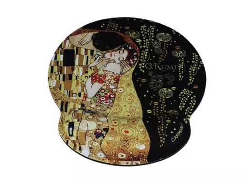 Mouse pad με μαξιλαράκι καρπού  το φιλί Klimt - Art shop στο diaplasibooks.gr