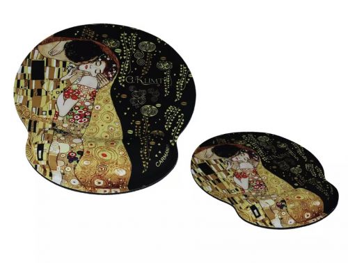 Mouse pad με μαξιλαράκι καρπού  το φιλί Klimt - Art shop στο diaplasibooks.gr