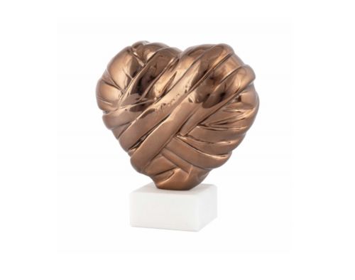 Καρδιά  Love me bronze medium του  Στάθη  Αλεξόπουλου - Art shop στο diaplasibooks.gr