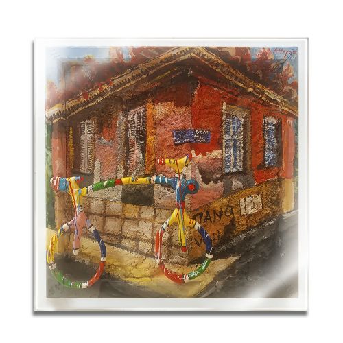 Θησείο. Πίνακας του Ανδρέα Ψαράκου - Art shop στο diaplasibooks.gr