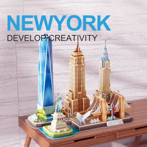 Παζλ 3D Νέα Υόρκη 123 τεμάχια - Παιδικά παιχνίδια στο diaplasibooks.gr