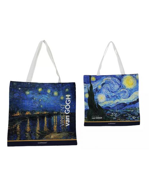 Τσάντα υφασμάτινη V. van Gogh, Starry night - Art shop στο diaplasibooks.gr