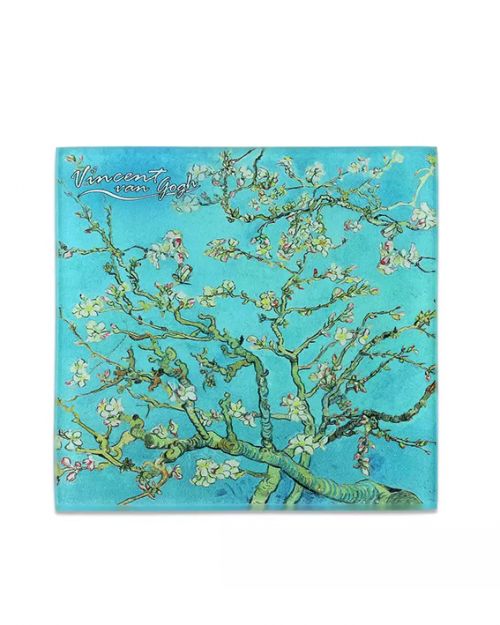 Γυάλινο σουβέρ - V. van Gogh, Άνθη Αμυγδαλιάς - Art shop στο diaplasibooks.gr