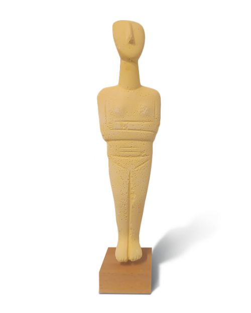Κυκλαδικά αντίγραφα κίτρινα - Art shop στο diaplasibooks.gr