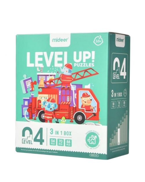 Παζλ Οχήματα Δράσης Mideer - Επίπεδο 4 - Παιδικά παιχνίδια στο diaplasibooks.gr