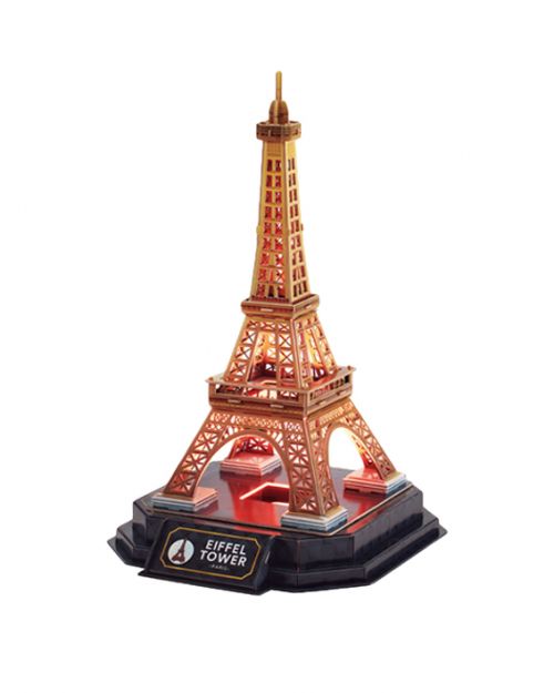Παζλ 3D Ο Πύργος του Άϊφελ - νύχτα 51 τεμάχια με Led - Παιδικά παιχνίδια στο diaplasibooks.gr