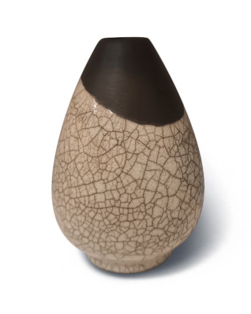 Βάζο "Σταγόνα " raku art - Art shop στο diaplasibooks.gr