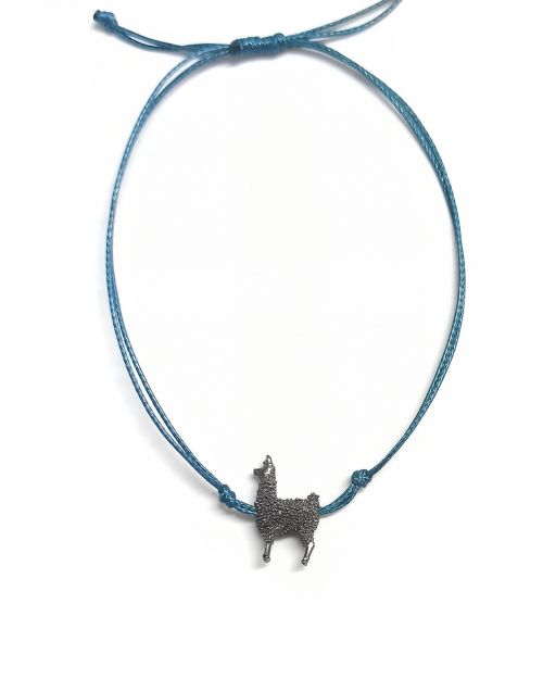 Λάμα - Χειροποίητο βραχιόλι από ασήμι 925 - Art shop στο diaplasibooks.gr