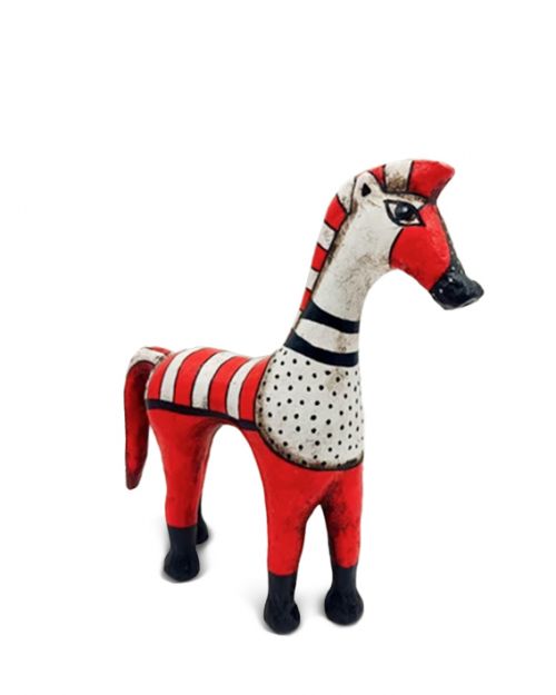 Γλυπτό 'Άλογο " από papier mache - Art shop στο diaplasibooks.gr