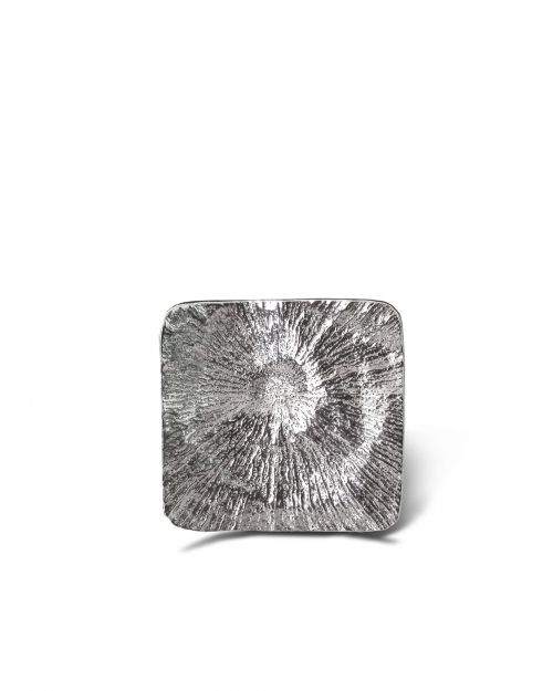 Δαχτυλίδι ασημένιο 925 κοχύλι τετράγωνο - Art shop στο diaplasibooks.gr