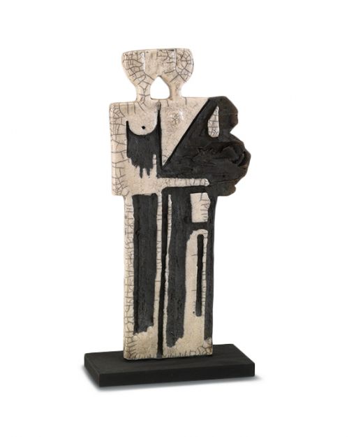 Μικρογλυπτό "Ζευγάρι" raku art - Art shop στο diaplasibooks.gr