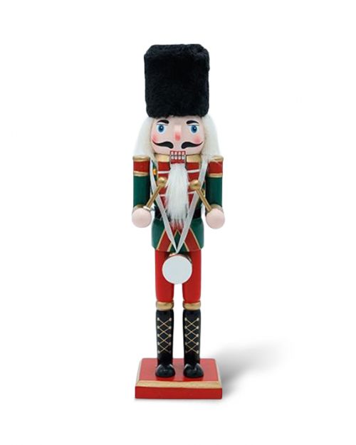 Καρυοθραύστης  ξύλινος  με κόκκινος-πράσινος με τύμπανο 30cm - Art shop στο diaplasibooks.gr