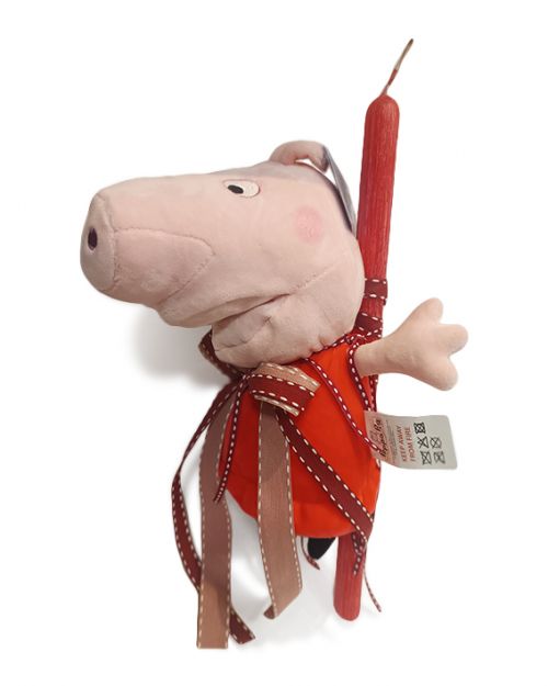 Λαμπάδα με  κουκλάκι Peppa γουρουνάκι - Πασχαλινά στο diaplasibooks.gr