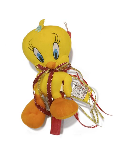 Λαμπάδα με  κουκλάκι  Tweety - Πασχαλινά στο diaplasibooks.gr