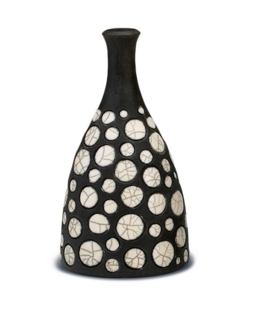 Μπουκάλι στρογγυλό 23X11cm Raku art - Art shop στο diaplasibooks.gr