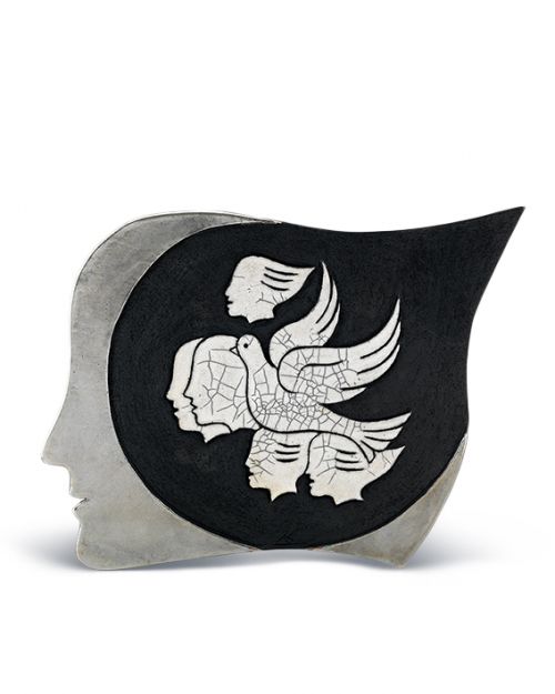 Επιτοίχιο "Οι σκέψεις μας" raku art - Art shop στο diaplasibooks.gr