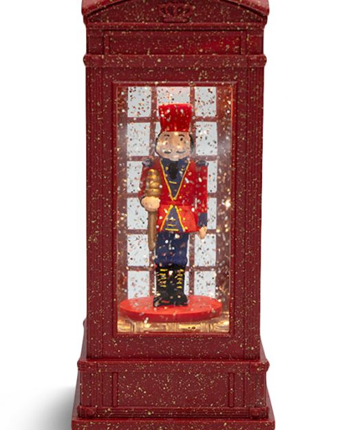 Τηλεφωνικός θάλαμος με Καρυοθραύστη φωτιζόμενος led - Art shop στο diaplasibooks.gr