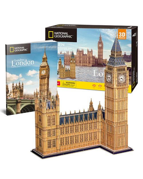 Παζλ 3D Μπιγκ Μπεν National Geographic  94 τεμάχια - Παιδικά παιχνίδια στο diaplasibooks.gr